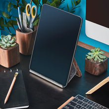 Amazon wholesale solid wood tray, tablet stand, wooden walnut tablet desktop stand