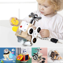 Toddler Busy Board Montessori Toys Basic Skills Board