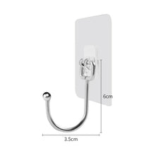 Stainless Steel Large Sticky Hook Sticker Can Withstand 30 Catties Weight Strong Seamless Hook