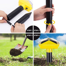 X-PEST 2020 EPA Smart outdoor solar powered stakes waterproof IP67 vole/gopher/snake chaser repeller solar sonic mole spike