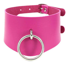 New Fashion Sexy Harajuku Handmade Choker Punk Leather Collar Necklace Color Metal O-Round Torques Party Jewelry