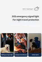 Weego Hot Sale Pet Poop Bag Holder Built-in LED Flashlight For night pet outdoor travel Dog Poop Bag Dispenser