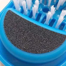 Plastic Remove Dead Skin Massage Slipper Foot Scrubber Bath Shoe with Brush Household Bathroom Foot Cleaning Brush Slipper