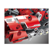 COGO 298 PCS Plastic Motorcycle Science Build Toy Construction Block Set For Children