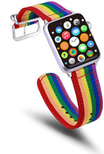 Soft Nylon Sport Watch Band For Apple 38mm 40mm 42mm 44mm, Watch Strap For Iwatch Series SE 6 5 4 3 2 1