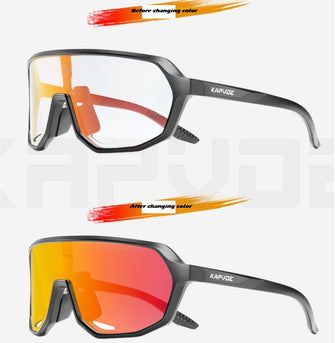 New cycling glasses with colorful color changing coating for men's and women's mountain bike outdoor windproof goggles