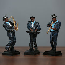 Retro simple music band characters living room home decoration Creative TV cabinet wine cabinet abstract craft decoration