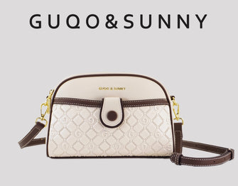 Da Jindou [Prestige Edition] Hong Kong Guqiao Brand Authentic Versatile Fashion GQ8026 Mobile Bag Crossover Women's Bag