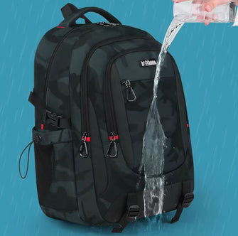 Edison backpack for boys, middle school students, and high school students in 2024. Large capacity backpack for middle school, high school, and high school students to reduce the burden of spine protection for men