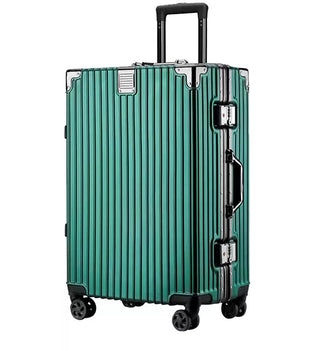 Luggage, travel box, aluminum frame, 20 pull rod box, universal wheels, 24 female and male students, 26 durable password, 28 inch leather box