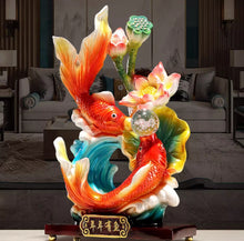 Every year, there is a surplus of brocade, carp, wealth, decoration, living room, home, wine cabinet, moving to a new home, office decoration is like a fish in water