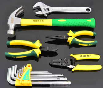Dewei Electrical Tool Set Home Telecommunications Tool Set with Multimeter Electronic Repair Toolbox