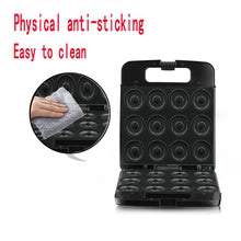 110V American standard household 12 hole donut machine, dessert electric pancake maker, baking children's cake machine, double-sided breakfast machine