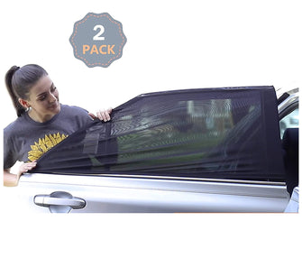 Breathable Mesh Car Window Covers Screens for Camping | Car Sun Shades 100% Protection from Mosquito UV