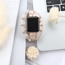 Posh Genuine Leather Watch Band Wrap Leather Women Watch Bands For Apple Watch Band 38mm 40mm 41mm 42mm 44mm 45mm