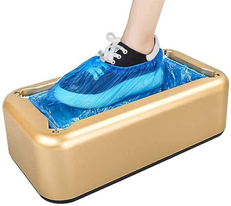 Custom Disposable Plastic portable Waterproof T/G clip Shoe Covers for Beauty salon Lab Kitchen