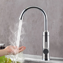 Instant hot Water Tap Electric Faucet Kitchen Bathroom Basin Sink Electric Heating stainless Steel Faucet