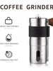 Portable stainless steel manual coffee grinder home office travel with portable grinder washable coffee easy to clean