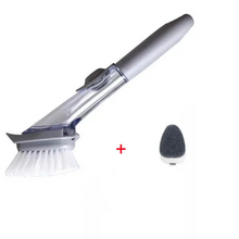 Window cleaning brush refillable liquid dish cleaning brush cleaning brush with replaceable brush head