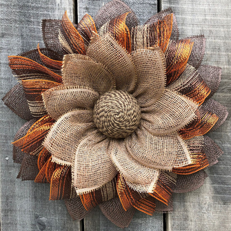🎄Autumn new wreath,  brown(Today's Special)