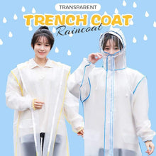 Transparent Trench Coat Raincoat