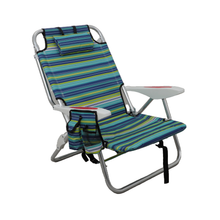 Wholesale Outdoor Beach Folding Aluminium Tube Sand Camping Chair Beach Camp Chairs With Carry Belt and storage bag