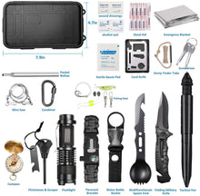 Emergency Survival Tin Kit Outdoor Survival Gear Tool and First Aid Kits