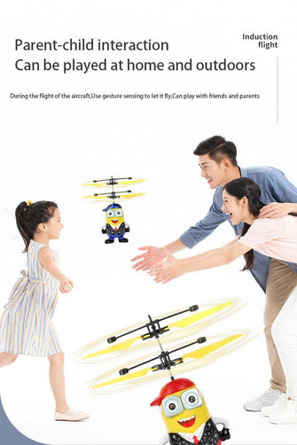 Mini Infrared Hand Controlled LED Rechargeable Flying Doll Balls Induction Flying Toys For Kids