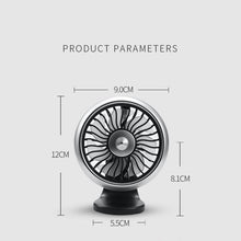 Original factory custom mini car fans other consumer electronics F102 new cool car gadgets accessories with atmosphere LED light