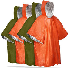 Wholesale Thermal Mylar Space Emergency Blanket Raincoat Keeps Your Gear Dry And Warm Raincoat Survival Equipment For Camping