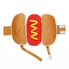 Funny hamburger shape hot dog designer dog clothes luxury pet suitable for gift