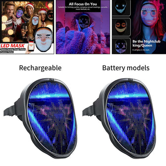 App Controlled LED Mask
