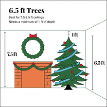6.5' Royal Fir Quick-Shape Artificial Christmas Tree Unlit
