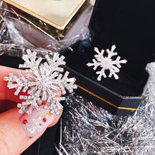 Snowflake Silver Open Ring