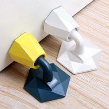 Silicone Door Stopper Door Catch No Noise with Double-Sided Adhesive Tape No Drilling Bumper Wall Protector