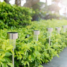 12Pcs Solar Garden Light Outdoor Solar Power Lantern Waterpoof Landscape Decoration Lighting For Pathway Yard Lawn Sunpower Lamp