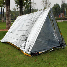 All Weather Survival Shack 2 Person 8' X 5' Mylar Rescue Thermal Shelter tube Emergency Tent