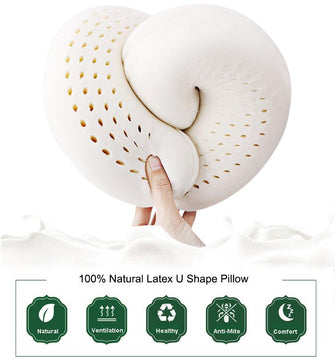 Relax and Sleep Soundly While Traveling, in Office, or at Home Neck U Shape Pillow