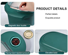 Wholesale Home kitchen Large Capacity 5kg 10kg Plastic Bulk Cereal Rice Flour Bucket Storage Container Grain Dispenser