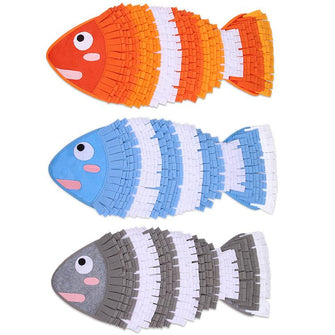 ft Fish Snuffle Mat Pet Sniffing Pads Wooly Training Snuffle Feeding Mat