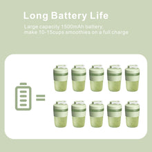 Portable Blender 400ML Wireless Rechargeable USB Juicer Cup Fruit Mixer Smoothie Juicer Blender