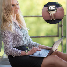 Bling Rhinestone Bracelet Strap Metal Watch Band For iWatch Series 5 4 3 2 1