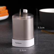 Kitchen ins creative toothpick box household automatic pop-up toothpick storage box living room press type portable toothpick holder