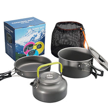 2-3 Person Outdoor Camping Portable Tableware Kettle
