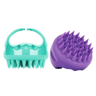 2 Shampoo Brushes, Hair Scalp Massager, with Soft Silicone Head Massager, Healthy Hair Growth, Wet and Dry