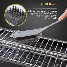 20Pcs Bbq Set Grill Accessories Tool Barbecue Portable Utensils for Kitchen Outdoor Camping Cooking Wide Skewers Grilling