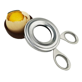 Kitchen Accessories Stainless Steel Egg Shell Opener Boiled Egg Cutter Cracker Scissors Opener
