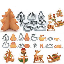 Delphinus™ 18-piece Set Gingerbread House Christmas Scenario Cookie Cutters