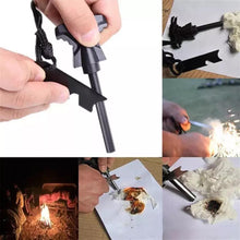 Camping survival kit with fire steel outdoor cordless battery single handed fire starter holland blower