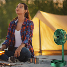 Portable Fan Rechargeable Mini Folding Telescopic Floor Low Noise Summer Fan Cooling For Household Bedroom Office Desktop